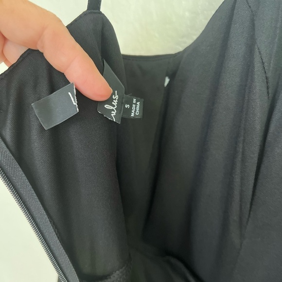 NWOT Transcending Presence Black Sleeveless Tulip Midi Dress - Picture 8 of 10